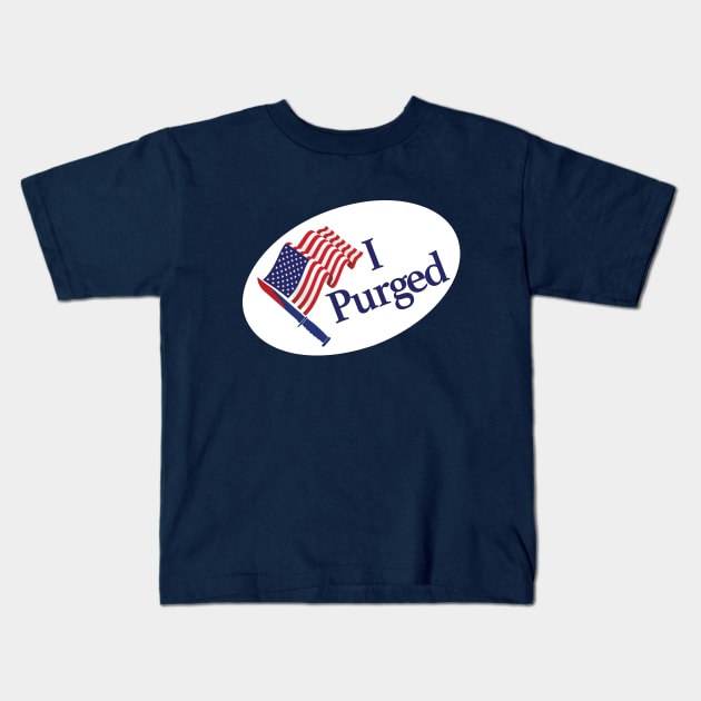 I Purged Kids T-Shirt by offbeat